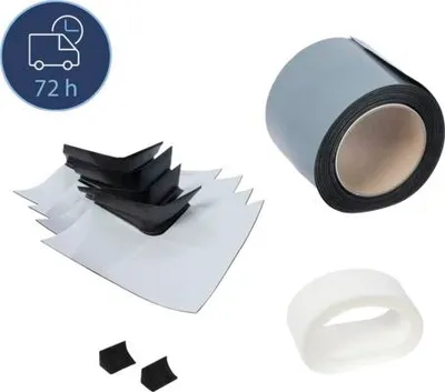 Produktbild von BREUER Ergänzungs-Dicht-Set Express Q72 für bodengleiche Duschwanne schwarz 1445000000099