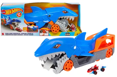Imagen del producto de Hot Wheels City Camión transportador Tiburón GVG36