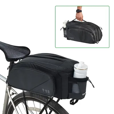 Produktbild von Fietstas – Wasserdicht – Gepäckträger-Tasche – Mit Schultergurt – Hinterradtasche