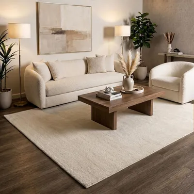 Produktbild von Volero - Berberteppich - Aicha Beige - 200x290 cm - Wohnzimmer, Esszimmer, Schlafzimmer - Boho, Industrielle, Ländlich, Modern, Skandinavisch