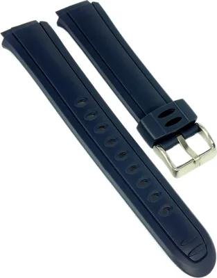 Produktbild von Timex Ersatzband | Uhrenarmband Kunststoff blau für T5K769