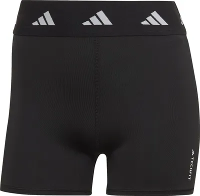 Produktbild von adidas Techfit kurze Tights Damen 000 - black XL/5"