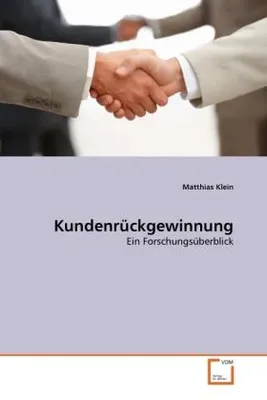 Produktbild von Klein, M: Kundenrückgewinnung