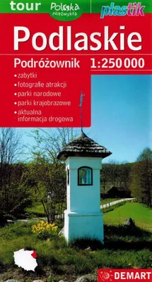 Produktbild von Woiwodschaft Podlasie / Podlasie. Laminierte Straßen- und Touristenkarte. Ausgabe 2023/2024. Demart