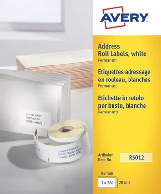 Obrázok produktu pre Univerzálne termálne etikety v roli 99,1x38,1mm 220 kusov
