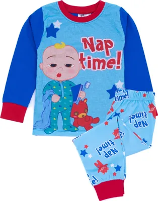 Obrázek produktu pro Cocomelon - Chlapecké pyžamo s dlouhým rukávem "Nap Time" NS7479 (92) (modrá/červená)