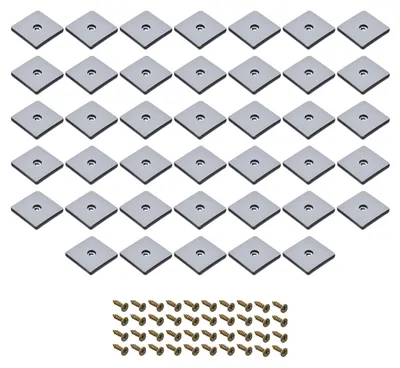 Image de Solidchoice - Patins de protection pour meubles, adaptés aux tapis, lot de 40, 50 mm