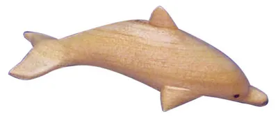 Produktbild von Delphin Holzfigur natur 8cm