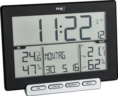 Produktbild von TFA Funk-Thermo-/Hygrometer 30.3058.01 Trinity (30.3058.01)