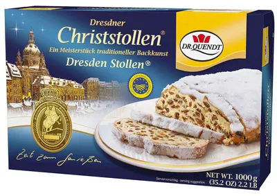 Produktbild von Dr. Quendt Dresdner Christstollen 1kg