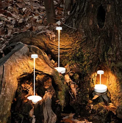 Image de Lampe de table LED rechargeable et dimmable Swap mini pro noire