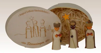 Produktbild von Miniaturfiguren Sternsänger natur in der Spandose Höhe=11,5cm NEU