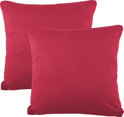 Produktbild von Doppelpack BeBasic Bezug 40x40 bordeaux  Mikrofaser Jersey Reißverschluss