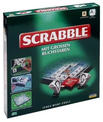 Produktbild von Scrabble mit großen Buchstaben
