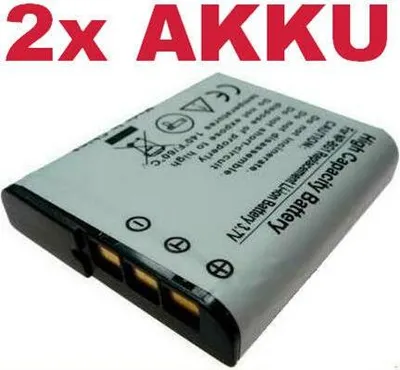 Produktbild von 2x Trade-Shop Li-Ion Akku 3,7V für Sony Cybershot DSC-W215 DSC-W220 DSC-W230 DSC-W270 DSC-W275 DSC-W290 DSC-W300 DSC-WX1 DSC-WX10 DSC-HX5 DSC-HX5V DSC-HX7 DSC-HX7V DSC-HX9 DSC-HX9V DSC-H55 DSC-H70