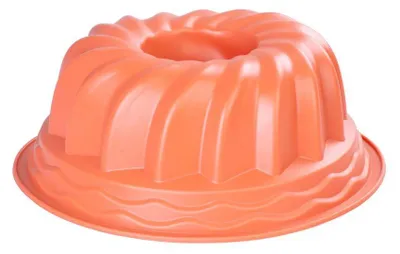 Image de Moule MagicHome, pour cuisson, pour kouglof, silicone, rouge, 23x8,5 cm