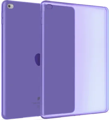 Produktbild von Hülle Kompatibel mit Apple iPad Air 2 - Transparent Silikon Cover Case Schutzhülle in Lila