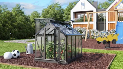Produktbild von Vitavia Minigewächshaus Merlin HKP 4mm, schwarz