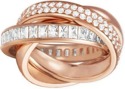 Produktbild von Esprit Damen Ring Edelstahl Rosé Tridelia Zirkonia ESRG02258C1, Ringgröße:54 (17.2 mm Ø)