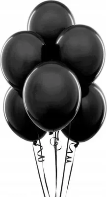 Zdjęcie produktu dla BALONY LATEKSOWE czarne 100szt balon czarny