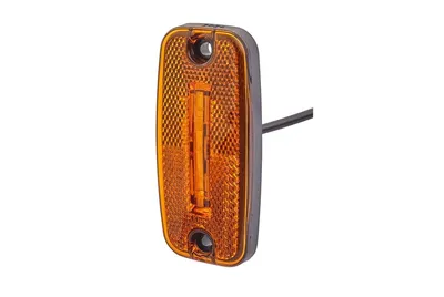 Productafbeelding van Zijmarkeringslamp, laterale montage, 24V LED, HELLA, geschikt voor o.a. DAF