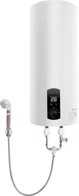 Obrázok produktu pre Ohrievač vody - Elektrický bojler - 60 l - Horizontálny - 2000 W - 220 V - 25–75 °C - Biela