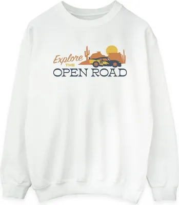 Produktbild von Disney - "Cars Explore The Open Road" Sweatshirt für Damen BI11971 (S) (Weiß)