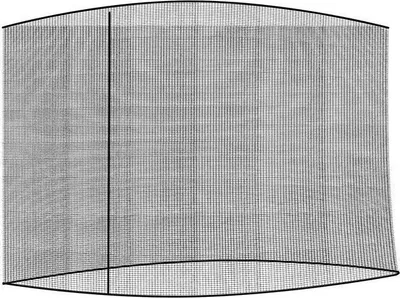 Produktbild von Sonnenschirm-Moskitonetz 3 m - schwarz