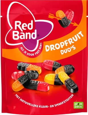 Produktbild von Duo-Beutel mit Lakritzfrüchten mit rotem Band (10x 245gr)