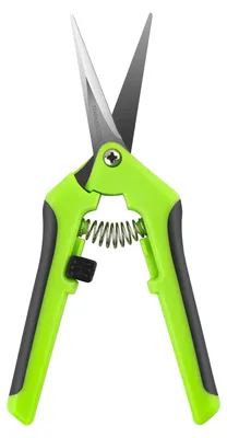 Federschere, ergonomisch, rostfreie Klingen, 16,5 cm, grün
