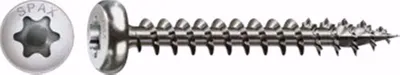 Produktbild von SPAX Halbrundkopf 5.0x 25 Vollgewinde Torx 20 Edelstahl A2 mit Bewertung