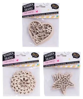 Image de Hobby-Set Moules en bois, 4 pcs.