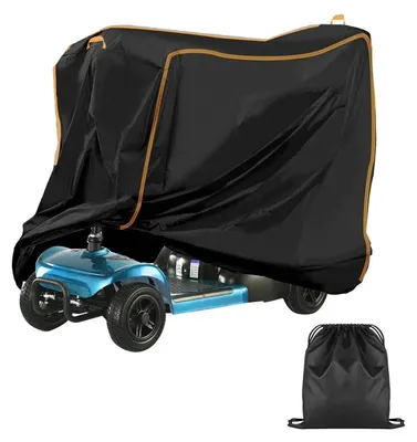 Produktbild von Elektromobil Abdeckung 420D Oxford wasserdicht UV-Schutz für 3- & 4-Rad-Mobilitätsroller L 124x99x58cm