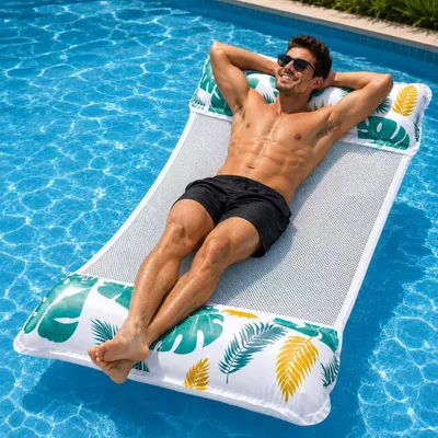 Immagine prodotto di Materassino gonfiabile per nuoto, materassino gonfiabile per piscina e spiaggia