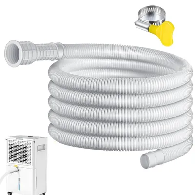 Produktbild von Schlauch für Klimaanlage - Rohr für Klimaanlage - 15–25 mm - Mit Klemme - 1.5 m lang - Für Luftentfeuchter, Klimaanlagen, Gartenarmaturen