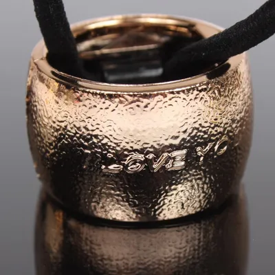 Produktbild von Haarring mit "I Love You" Aufschrift in der Farbe Bronze