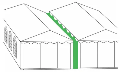 Image de Gouttière de jonction en PVC - 4m