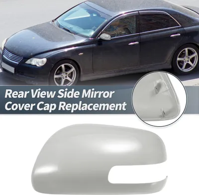 Image de Coque De Remplacement Pour Rétroviseur Extérieur Gauche De Voiture, Gris, pour Toyota Mark X Reiz Avec Clignotant Intégré, Accessoire De Protection Pour Rétroviseur Extérieur