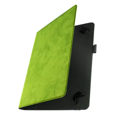 Zdjęcie produktu dla Avizar, uniwersalne etui na tablet o przekątnej 10 cali, wzór marmuru, zielone, z funkcją podstawki