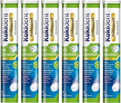 Produktbild von Kukident Professionell Anti-Zahnstein 6 x 30 Stück