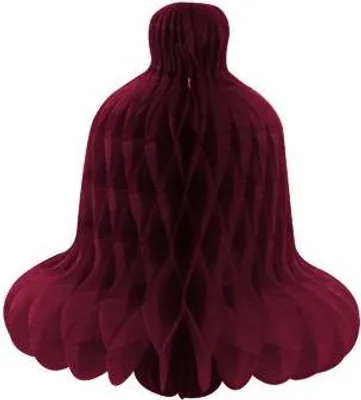 Image de Rosette décorative cloche violette 17cm