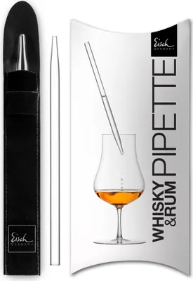 Produktbild von Eisch Vorteilset 2 Stück Whisky Pipette 999/9 kristall im Geschenkkarton GENTLEMAN 86599909 und Geschenk + Spende