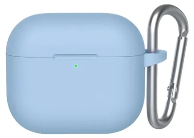 Produktbild von Blueo - Liquid Silicone Schutzhülle für AirPods 3 - hellblau