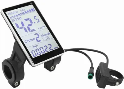 Productafbeelding van Display e-bike LCD - 5-pins - 24-60V - Protocol nr. 2