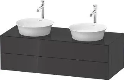 Produktbild von DURAVIT WT4988BH1H10010 WTU White Tulip wandh,2 SchKa,beid.