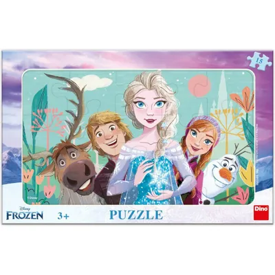 Produktbild von DINO Puzzle Eisreich: die Familie 15 Teile