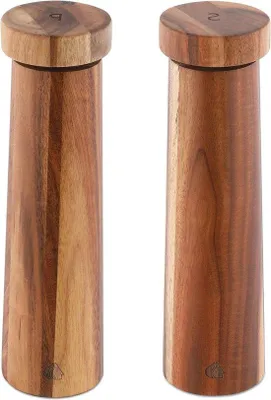 Produktbild von Famanu Salz- und Pfeffermühlen Set - Handbetrieb mit einstellbarem Keramikmahlwerk