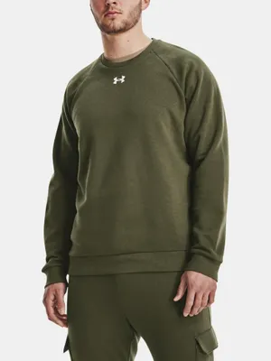 Produktbild von Under Armour Ua Rival Fleece Crew Sweatshirt-Grün 1379755-390__XL