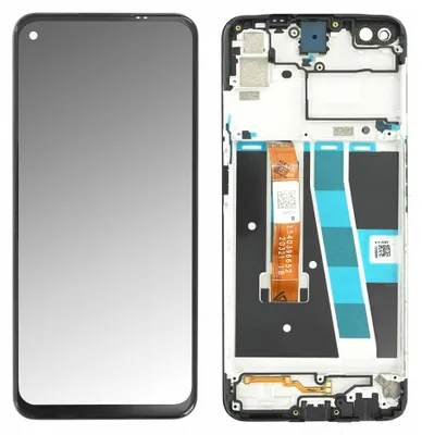 Produktbild von Display für OPPO A72 4G LCD + Rahmen Schwarz Bildschirm Touch Ersatz