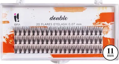 Image de IBRA Makeup touffes de cils - Double 11 mm touffes de cils